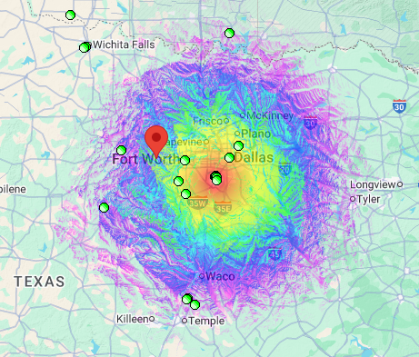 DFW Transmission MAP